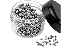 FINEHENCHI 1000Pcs Decanter Cleaning Balls, 2mm Reusable 304 Stainless Steel Magic Balls for Cleaning Decanters, Quick and Scratch-Free Clean for Wine Bottle, Carafe, Glassware, Goblets, Vases and Narrow