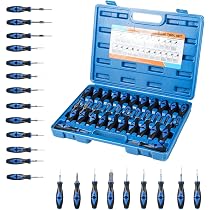 Produktbild von 11tlg. Entriegelungswerkzeug Set Auspinwerkzeug KFZ Stecker Pin Extractor Retoo