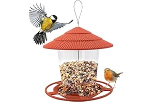 Zeqeey Mescolare seme appeso mangiatoia per uccelli per l'alimentazione della fauna selvatica piccoli uccelli giardino all'aperto Cuore di girasole arachidi noci nutrire pettirossi