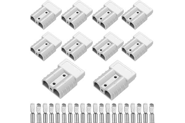 ShiLiuYiDaLe 10 st snabba elektriska kontakter, elektrisk kontakt, för Anderson-kontakter, 50 A 600 V batterikontakt för Ande