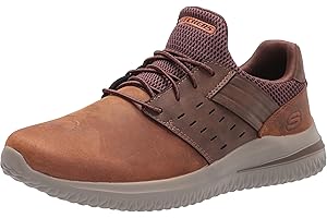 Skechers Delson 3.0 Ezra Mens Casual Trainers in Dark Brown