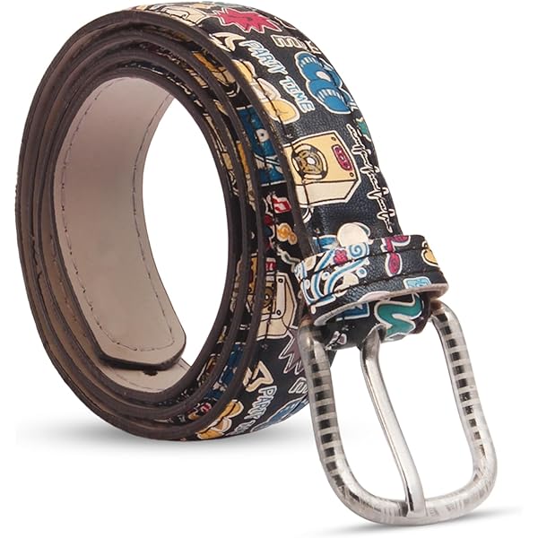 Buy XIBO Kids Adjustable Elastic Belt with Silver Square Buckle