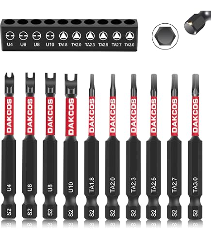 Projahn 1/4 Zoll Bitsatz – Spanner Bit Größe 10, 25 Mm Länge, Aus S2-Stahl, Für Hand- & Elektroschrauber