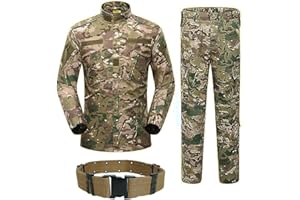 H WORLD EU H World Shopping Chaqueta táctica BDU para hombre, uniforme de combate, camisa y pantalones, traje para ejército, airsoft, paintball, caza
