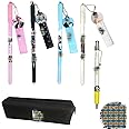 HJYZY 46 pcs Large Capacity BT$ Pencil Case Storage Pouch BT$ Stickers Bangt$ Boys Gel Pen Ruler for fan Gifts Black Ink