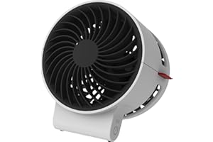 ‎BONECO BONECO Ventilator F50 I Mini-Ventilator I 2 Leistungsstufen I USB-C Anschluss I Touch-Bedienfeld I sehr leise (weiß), Weiss