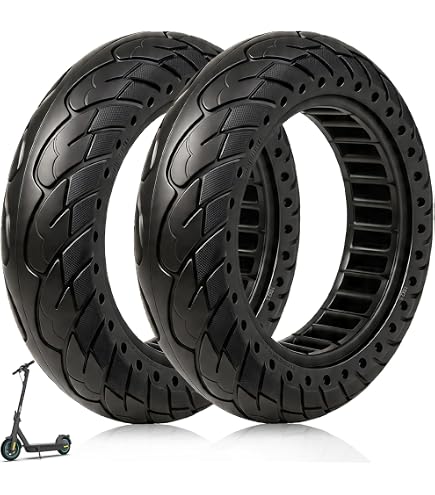 Prodrocam Pneu plein 70/60-7,5 pour scooter électrique Segway Ninebot ZT3 / ZT3 Pro 11 Pneu de rechange en caoutchouc plein Honeycomb Solid Pneu avant/arrière (noir