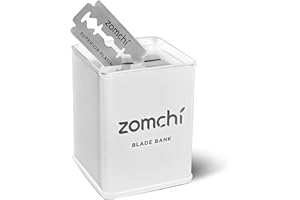 Zomchi Razor Blade Bank for Safety Razor Blade Storagement, Used Double Edge Safety Razor Blade Disposal Case