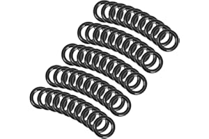 QUARKZMAN Nitrile Gomma O-Ring 10mm x 7mm x 1,5mm Guarnizioni di Tenuta Anelli Rubinetti Rotondo Guarnizione Rondella per Rubinetto Idraulica Riparazione Sigillatura Connessione, 50 Pezzi