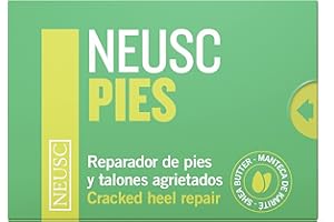 Neusc Pies Pastilla - Reparador de talones agrietados - Crema sólida con envase de cartón