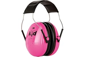 3M Peltor Kid Kapselgehörschutz, Neon-rosa, Leichter Kinder Gehörschutz/Ohrenschutz mit verstellbarem Kopfbügel für Lärm bis 98dB - SNR 27 Hörschutz für Konzerte, Feuerwerk, Schule, Motorsport
