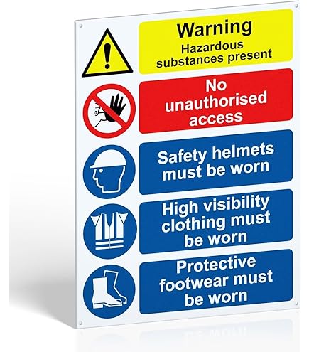 VSafety - Cartel De Precaución Para Suelo Resbaladizo Cuando Está Mojado, 150 Mm X 200 Mm, Plástico Rígido De 1 Mm
