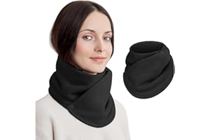 Figarge Cache-Cou D'Hiver, éCharpe éPaisse En Polaire Shaker Avec Double Boucle, éCharpe Col Pour Femmes, Snood éCharpe, Cache-Cou Chaud, Accessoire De Mode Pour Toutes Les Occasions