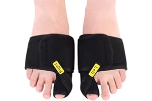 DOACT Bunion Corrector, Big Toe Splint Brace Toe Straighteners Nighttime Toe Separator Bunion Pain Relief for Hallux Valgus, Overlapping Toe, Turf Toe
