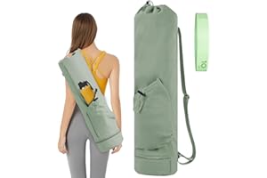 XdealCozyxc Portable Pilates Yoga Bags for Women with Adjustable Shoulder Strap