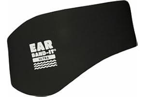 Ear Band-It Swimming Headband (Keep Water Out, Hold Earplugs in) Doctor Recommended and Water Protection