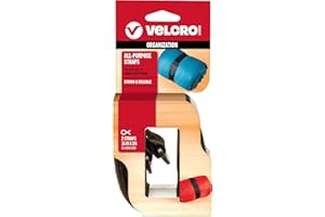 ‎VELCRO BRAND VELCRO Marke: Allzweck-Gurte, 91,4 x 5,1 cm, Allzweckgurt, 2 Stück, Schwarz