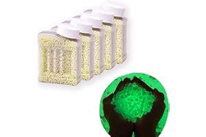 AZJ Water Beads Gel Balls for Gel Blaster - Upto 1,00,000 Glow in the Dark Water Jelly Balls Crystal Beads | Gel Water Absorbing Beads | 7-8mm Water Beads for Vase Decorations - 80K