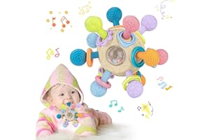 VVIN Baby Toys 0-6 Months, Baby Montessori Sensory Teething Toys, Activity Baby Ball,Newborn Rattle Teether Toys Developmental Early Educational Toys for 3 6 9 12 Month Boys Girls Gifts