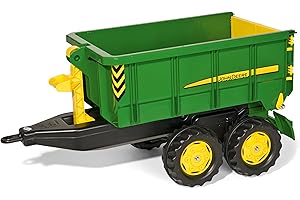 Rolly Toys - 12 509 8 - Remorque - Rollycontainer John Deere - Deux Essieux, Vert