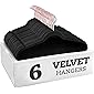 STAR WORK - Velvet Hangers Non-Slip Velvet Hangers Premium Suit Hangers Ultra Thin Space Saving 360 Degree Swivel Hook…