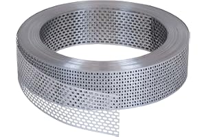 Ventilationsband och fågelband 60m x 80mm Silver aluminium | Ventilationstejp av aluminium, fågelskyddsgaller 80 mm, mårdgall