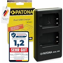 PATONA Akku NP-BX1 Mit Slim USB-C Ladegerät – Kompatibel Mit Sony RX100, HX50, HX300 & Mehr
