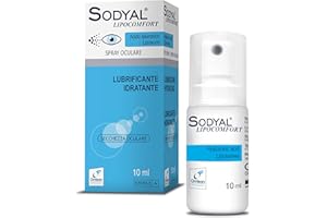 Sodyal LipoComfort Spray Oculare Sterile - Lubrificante ed Idratante per Occhi Secchi. Con Acido ialuronico e Liposomi - spray 10 ml