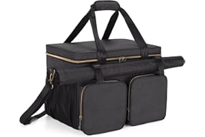 Trunab Torba Gra Planszowa Przechowywanie Drzwi do Gier Planszowych, Torba Podróżna Pasuje do Większości Gier Planszowych, z Uchwytem, ​​Paskiem na Ramię, 2 Klipsami na Karty, Wygodnymi Kieszeniami