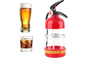 ‎EJOYOUS 2L Bierspender, Feuerlöscher Form Getränkespender Spirituosenspender Party Bier Wasserspender Bierfässer Bar Fassspender für Hotel Restaurant Cocktail Alkoholpumpe