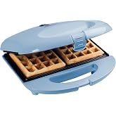 Bestron Brussels Retro Waffle Maker with Non-Stick Coating Sweet Dreams Collection 700 Watt Blue
