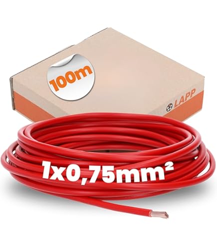 Conduit, Slot, Flexible, PVC Cable, H05V-K, 0.5 Mm2, Colour: Dark Blue, 10m/ 15m/20m/25m/30m/35m/40m/45m/50m/55m/55m/55m/55m/60m Up To 328.01 Ft, Also Intermediate Lengths See Choice. 22 M Dark Blue