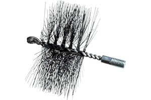 KEYMET Kesselbürste Heizkesselbürste Ofenbürste Rohrbürsten Schornsteinbesen Kaminbesen Zugbesen (150)