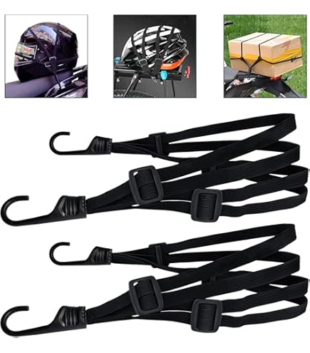 Fuxton Lot De 10 Tendeurs En Caoutchouc Avec Crochets Des Deux Côtés, 30 Cm (Sangle, Extenseur, Tendeur à Bagages, Bande élastique) Pour Porte-Bagages, Vélo, Voiture, Tente