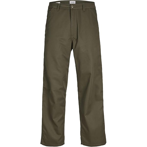 Jack & Jones JPSTBILL JJDAYTONA WIDE - Pantalon classique - dark grey melange/gris foncé chiné