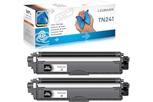 LOSMANN 2X czarny toner kompatybilny z Brother TN241 TN242 TN245 TN246 do Brother DCP-9015CDW 9020CDW 9022CDW HL-3140CW 3150CDN 3150CDW 3170CDW MFC-9130CW 9140CDN 91422 CDN 933 CDN 0CDW 9332CDW