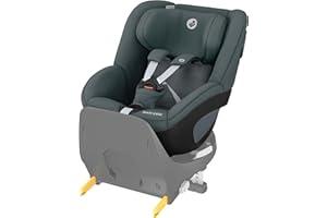 Maxi-Cosi Pearl 360 i-Size, Baby Car Seat, 3 months-4 years (61-105 cm), 360 Car Seat swivel, One-Hand Rotation, ClimaFlow, Easy-In Harness, G-CELL Side Impact Protection, Authentic Graphite