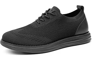 Bruno Marc Scarpe Stringate da Uomo Classiche Estive Traspiranti Mesh Sneakers Oxfords Leggere Casual Scarpe da Passeggio