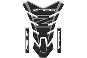 GREATEST SELLER Tankpad Sticker, Protection de Reservoir Moto Autocollant en Gel compatible pour Kawa.saki Z750 v2
