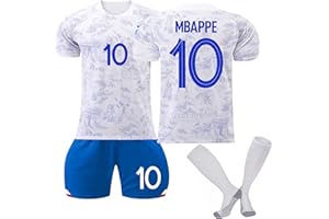 NileMAll Páris Maillot PSG Enfant de Fussball Soccer Jersey, Football T-Shirt et Short, Adultes et Enfants Maillot de Football, Garçon Vêtements de Football Extérieur avec Chaussette, Ensemble Paris
