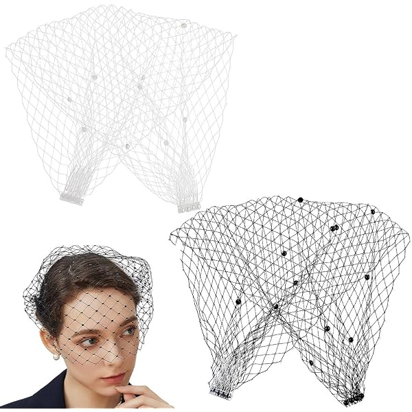 Voile Cage à Oiseaux Mariage Fascinateur De Mariée Filet Blanc Cage à Oiseaux Voile Vintage Court Voile Sur Le Visage Voile Bandeau Ivoire Voile De Cheveux De Mariée Petit Voile