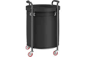 FAVOOSTY Laundry Basket on Wheels, 190L Extra Large Rolling Laundry Basket with Wheels, Laundry Hamper with Removable Bag for Bedroom, Bathroom, Laundry Room