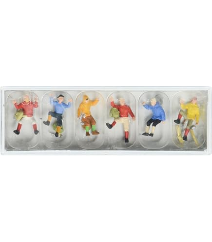 Figurines Alpinistes Preiser 1/87 (HO) - Pour Modélisme Ferroviaire, Dioramas - PR10190