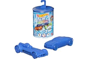 Hot Wheels 2 Toy Cars (Assorted Styles, One Random Set), Colour Reveal Toy Vehicles in 1:64 Scale, Includes 2 Colour Shifters, 3 Reveals in Hot and Cold Water, Cars for Kids Ages 3 and Up, GYP13