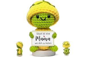 boluoboluomi Positive Sonnenblumenschildkröte Geschenke für Mama,Weihnachten, Geburtstag, Dankeschenk für Kollegen, Schwestern, Freunde, Lehrer (C)