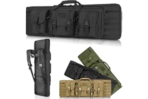 SJASD Maletin Arma Larga,Rifle Airsoft Bolsa TáCtica Funda para Arma Acolchado,Estuche para Rifle táctico para armacon Correa De Hombro Bolsa De Transporte Vaina para Caza Disparando