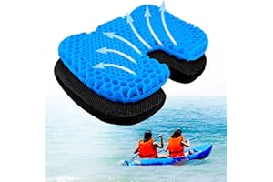 MMOBIEL Anti-Slip Kayak Seat Cushion Waterproof Kayak Gel Seat Cushion – Portable Sit in for Kayak, Boat, Canoe, Rowing etc. – Pressure Relief & Comfort Seat Cushion -