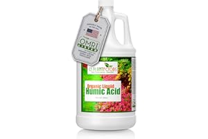 GS Plant Foods Humic Acid Liquid Fertiliser, Concentrate Fertiliser for Plants with Humic & Fulvic, Enhanced Nutrient Uptake & Soil Conditioning Plant Food