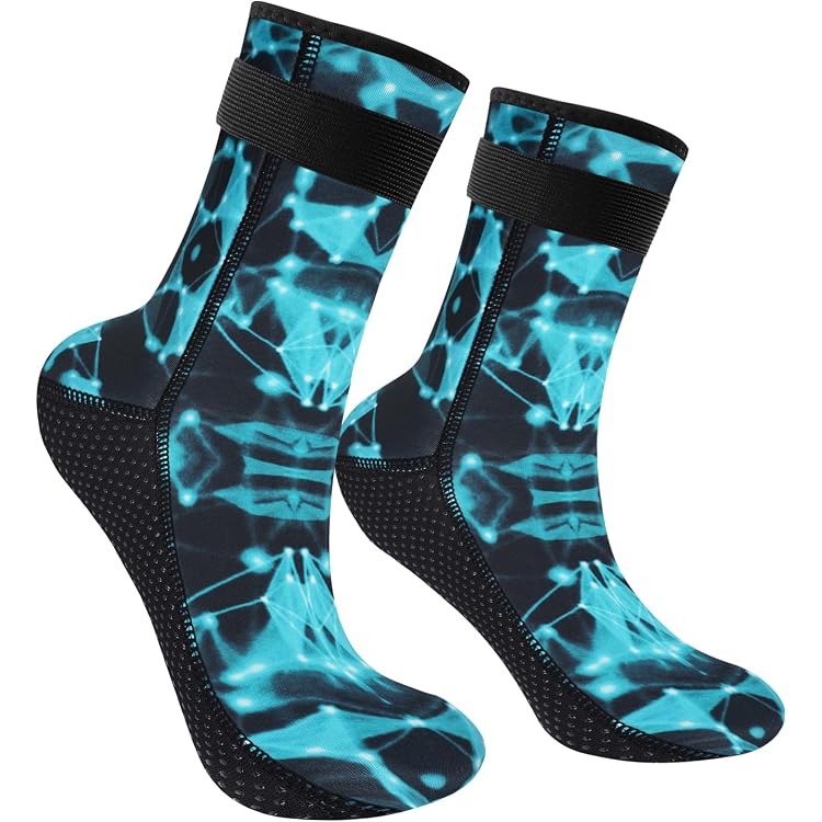Chaussettes De Plongée En Néoprène 7mm - Hommes Et Femmes, Antidérapantes, Chaudes Pour Eau Froide, Plongée, Surf, Apnée
