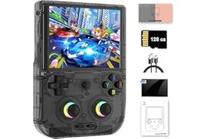 NULA Anbernic RG406V - Console da gioco in stile retrò, con scheda TF da 128 G / 4000 giochi Android 13 Unisoc T820, touch screen IPS da 4 pollici, supporto per videogiochi 5G WiFi Bluetooth